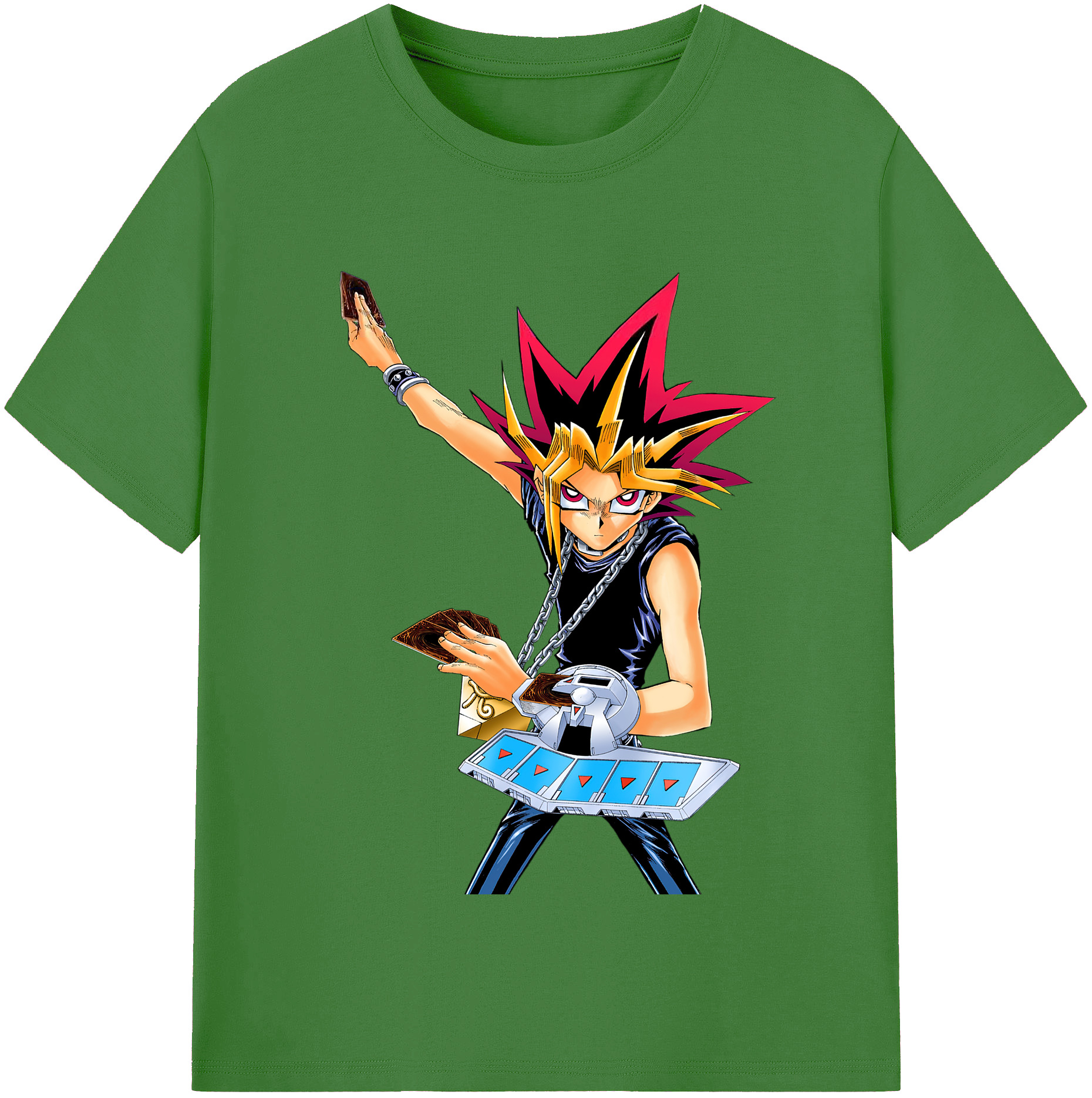 （画像用） 遊☆戯☆王 Yu-Gi-Oh! レディースカジュアルプリントTシャツ（綿100％）
